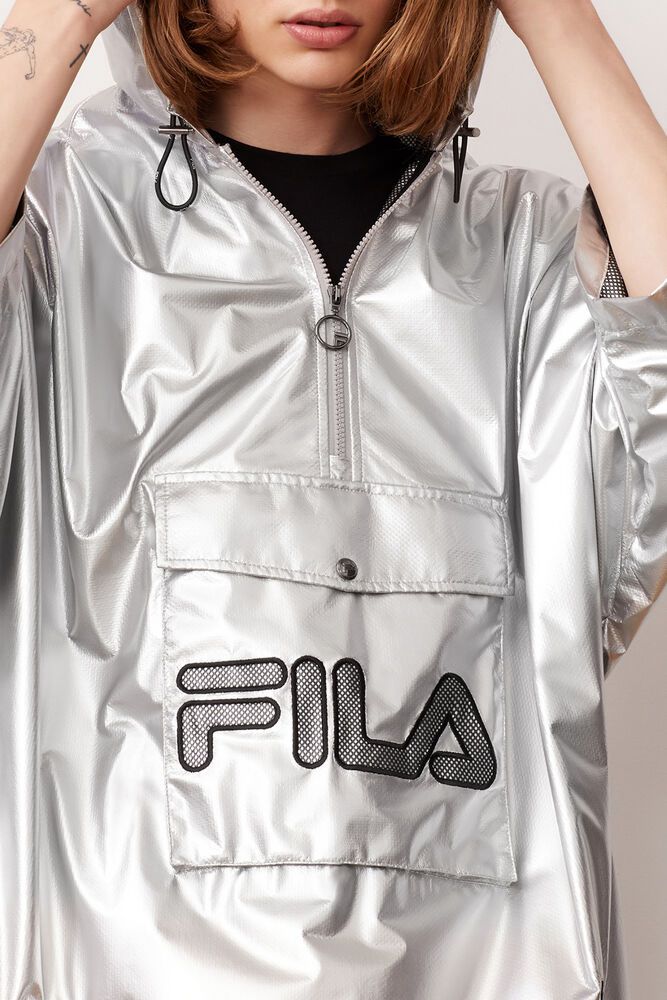 Fila Rohan Poncho Silver Jacket Mens - NZ 36809-FZEW